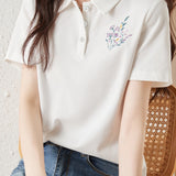 Fashionable Embroidered T-Shirt