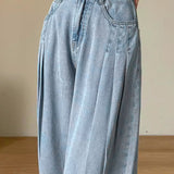 Gradient Denim Trousers