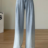 Gradient Denim Trousers