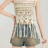 Crochet Knit Vest