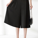 Chiffon Draped Casual Pants