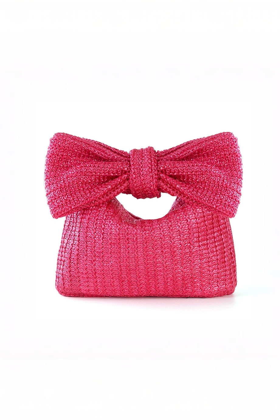 Bowknot Straw Tote Bag - liwisi