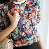 Fashionable Retro Printed T-Shirt