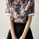 Fashionable Retro Printed T-Shirt