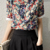 Fashionable Retro Printed T-Shirt