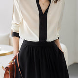 Comfortable Color Block Shirt
