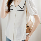 Minimalist French Chic Textured Shirt
