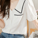 Minimalist French Chic Textured Shirt