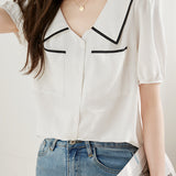 Minimalist French Chic Textured Shirt