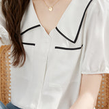 Minimalist French Chic Textured Shirt