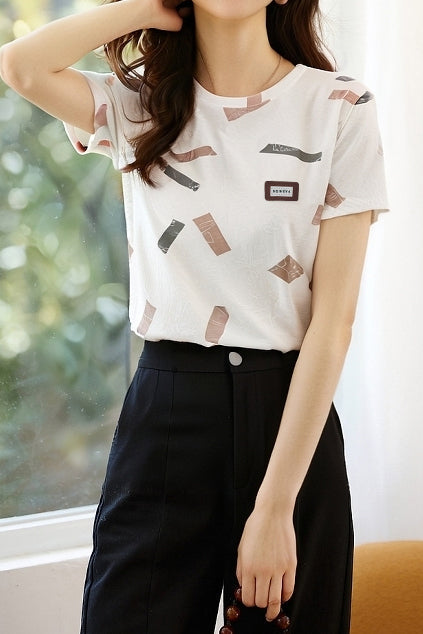 Summer Casual Printed T-Shirt - liwisi