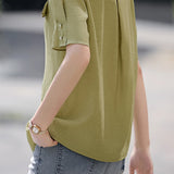 Minimalist Elegant V-Neck Shirt