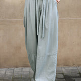 Slim Casual Round Neck Short Sleeve Top and Casual Cargo Pants