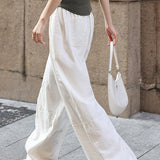 Slim Casual Round Neck Short Sleeve Top and Casual Cargo Pants