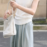 Slim Casual Round Neck Short Sleeve Top and Casual Cargo Pants