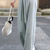 Slim Casual Round Neck Short Sleeve Top and Casual Cargo Pants