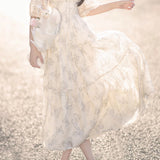 Elegant Butterfly Print Dress