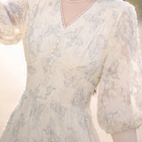 Elegant Butterfly Print Dress
