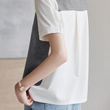 Minimalist Spliced T-Shirt