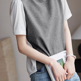 Minimalist Spliced T-Shirt