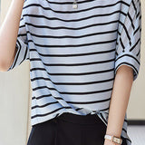Breathable Comfortable Striped T-shirt