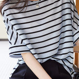 Breathable Comfortable Striped T-shirt