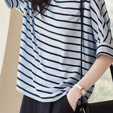 Breathable Comfortable Striped T-shirt