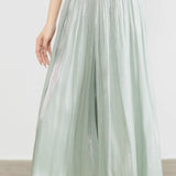 Casual Draped Ice Silk Wide-leg Pants