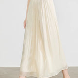 Casual Draped Ice Silk Wide-leg Pants