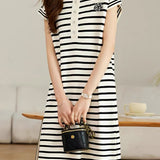 French Striped Dress