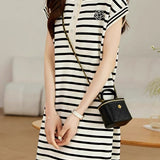 French Striped Dress