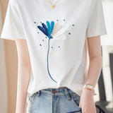 Breathable Comfortable Embroidered T-shirt