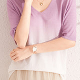 Simple Gradient Knit Top
