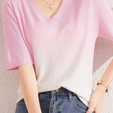 Simple Gradient Knit Top