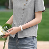 Fashion Split T-shirt