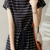 Laced Patchwork A-line Skirt for a Youthful Look