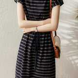 Laced Patchwork A-line Skirt for a Youthful Look