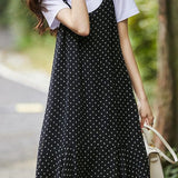 French Waist-cinching Cami Dress