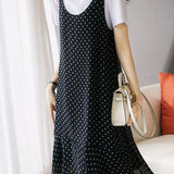 French Waist-cinching Cami Dress