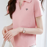 Casual Minimalist Polo Shirt