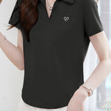 Casual Minimalist Polo Shirt