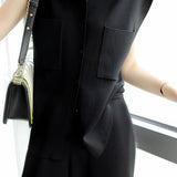 Draped Knit Two-Piece Set