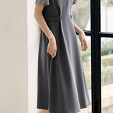 Commuter Simple Casual Sweatshirt Dress