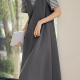 Commuter Simple Casual Sweatshirt Dress