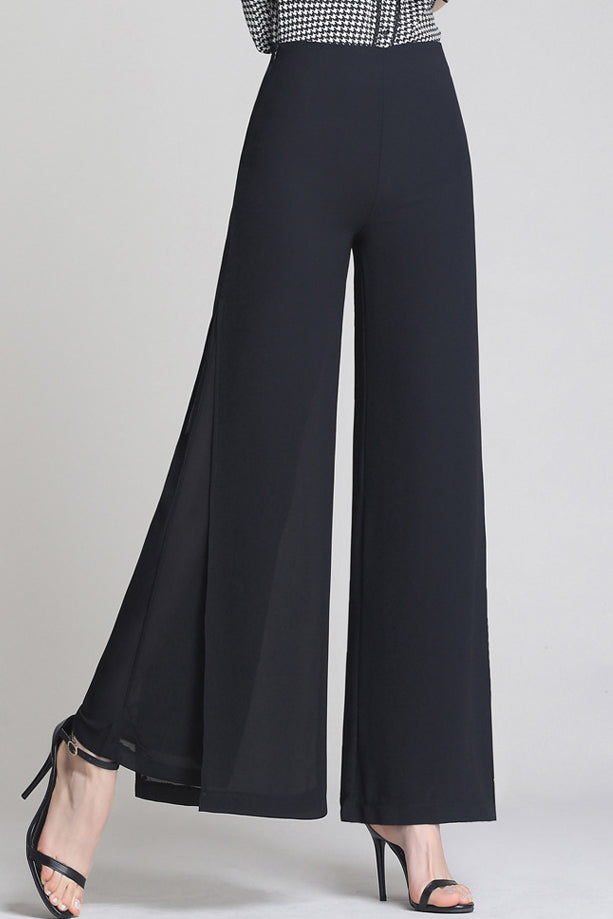 Chiffon Wide-Leg Pants - liwisi