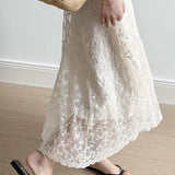 French Lace Spaghetti Strap Dress
