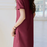 Casual Polo Collar Dress