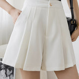 Solid Color Suit Shorts