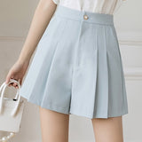 Solid Color Suit Shorts