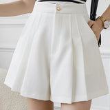 Solid Color Suit Shorts